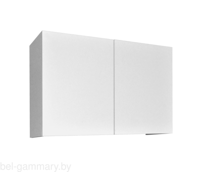 Шкаф настенный Гамма 40.06Ф8 (фасад белый матовый)