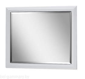 Зеркало в раме Гамма 24, 1000х800 (белое)